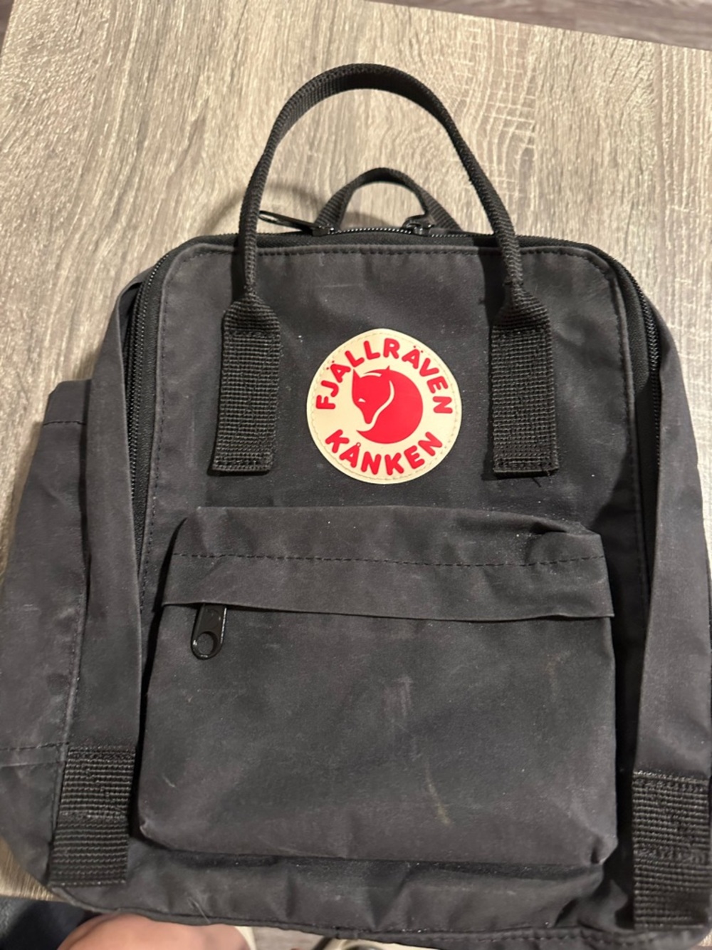 Fjallraven- Black Small backpack